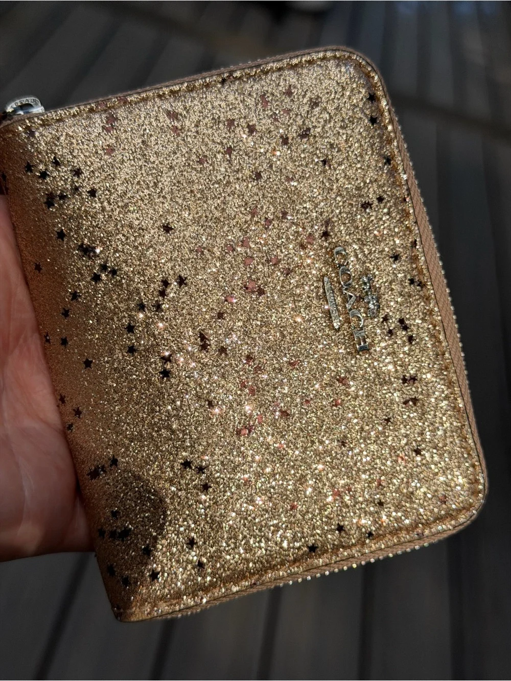 Coach star glitter